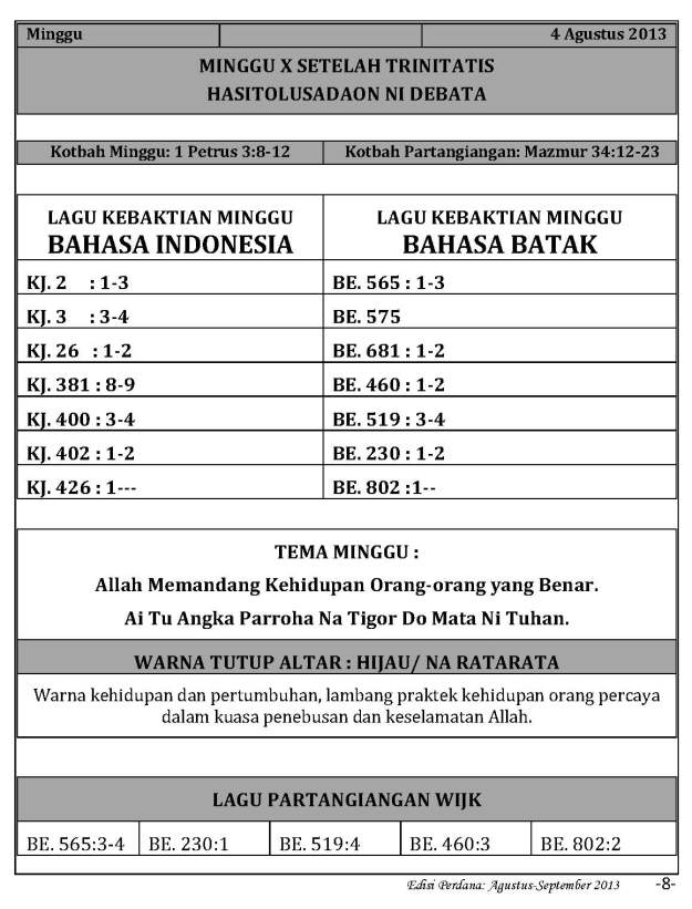 Ibadah Harian 2013-08-04