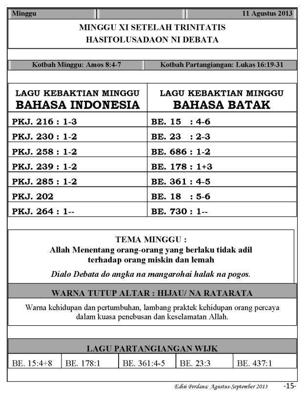 Ibadah Harian 2013-08-11